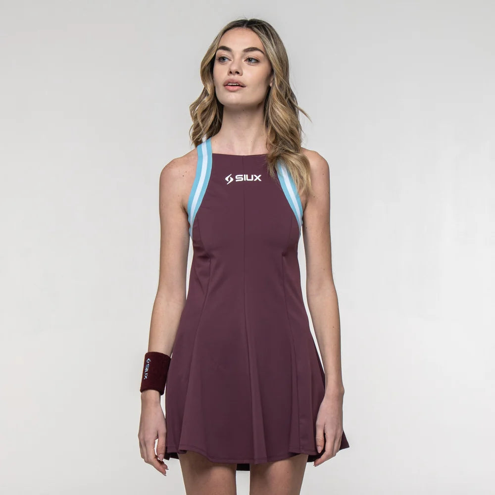 VESTIDO SIUX APEX 26 MUJER BURDEOS